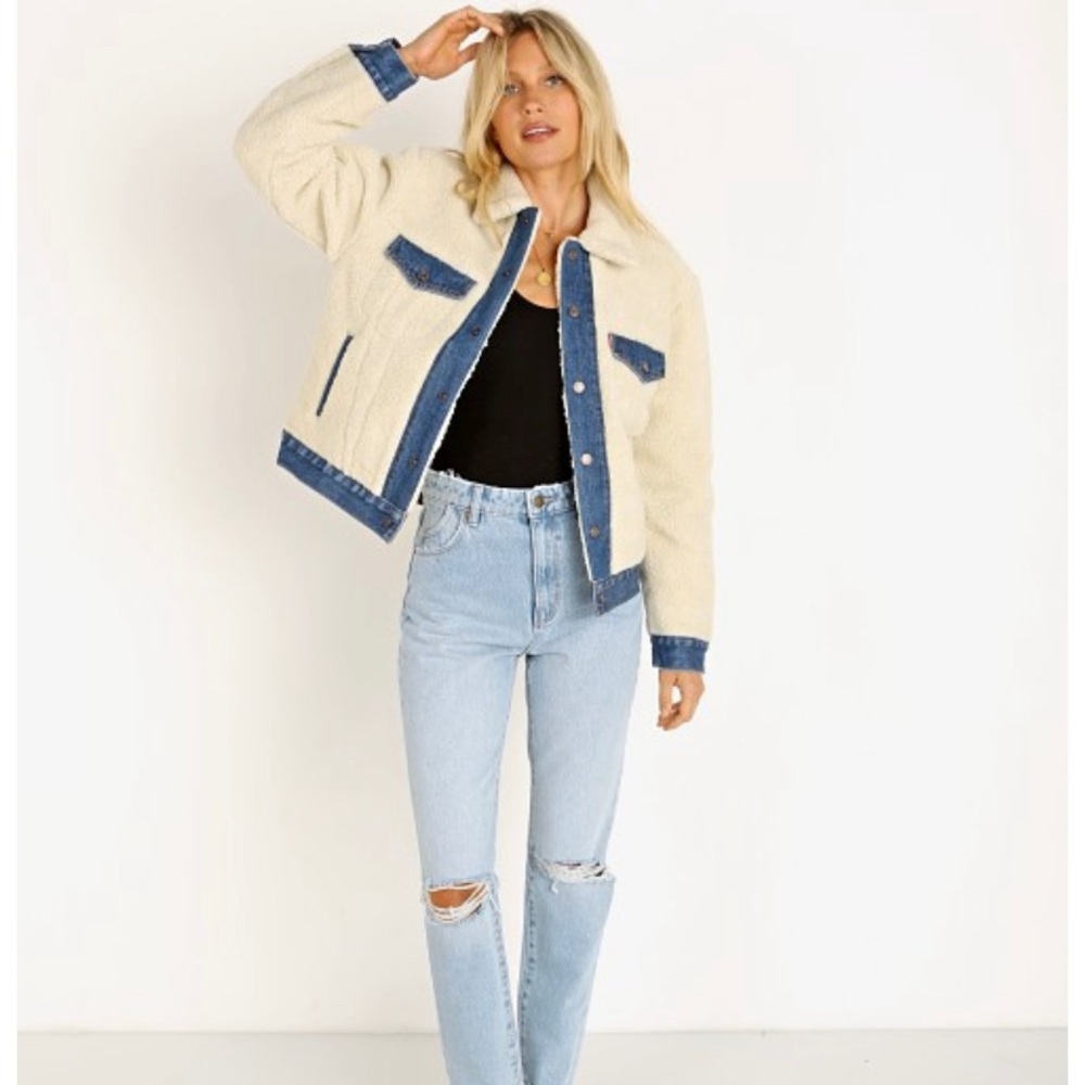 Levi's Ex BF Pieced Trucker Jacket